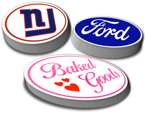OVAL STICKERS