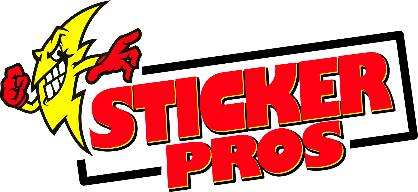Planche d'autocollants Metrakit Pro Race jaune